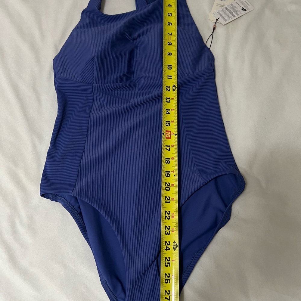 Calia Blueberry Rib One Piece Swimsuit